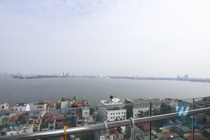 High floor lake view two bedrooms apartment in Golden Westlake, Tay Ho, Ha Noi